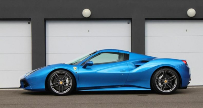 Ferrari 488 | CARBONE BLU CORSA TORTORA  occasion  Sainte-Croix-en-Plaine - photo n2